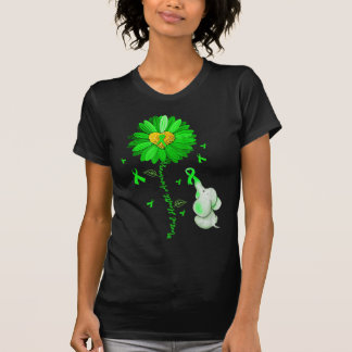 Camiseta Roupa De Elefante De Girassol Azul Espalha A Saúde