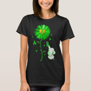 Camiseta Roupa De Elefante De Girassol Azul Espalha A Saúde