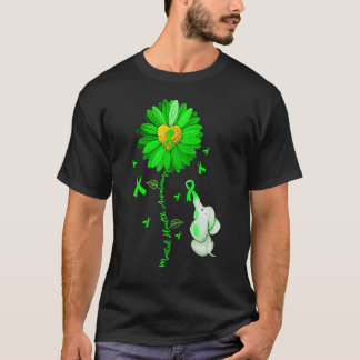 Camiseta Roupa de Elefante de Girassol Azul Espalha Saúde M