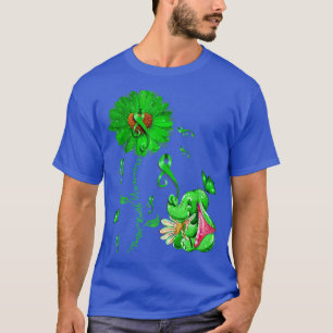 Camiseta Roupa de Elefante de Sunflower Espalha Saúde Menta