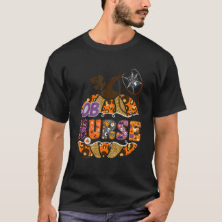 Camiseta Roupa de Enfermeira Obstetra Estetoscópio Leopardo