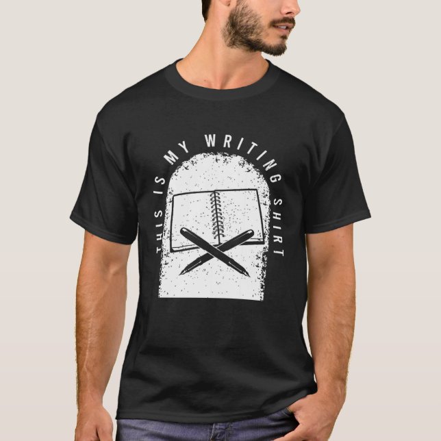 Camiseta Roupa De Escritores Para Um Escrevendo De Livros (Frente)