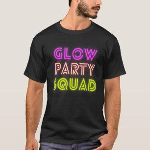 Camiseta Roupa De Esquadrão De Festa Brilhante Para Homens 