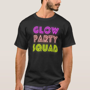 Camiseta Roupa De Esquadrão De Festa Brilhante Para Homens
