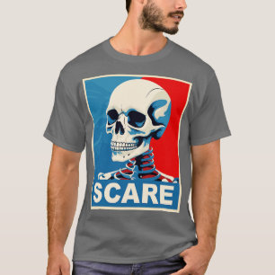 Camiseta Roupa de Esqueleto Engraçado Preguiçoso para Homen