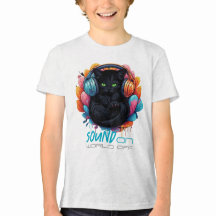 Roupa de exibição do Gatinho do grafite - Preto