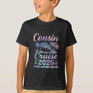 Camiseta Roupa de Férias de Família Combinando Cruzeiro Pri