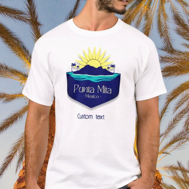 Camiseta Roupa de férias do Punta Mita Mexico (Criador carregado)