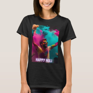 Camiseta Roupa de Festa Feliz Holi
