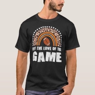 Camiseta Roupa de futebol americano pelo amor do jogo