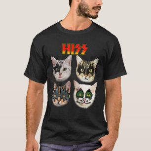 Camiseta Roupa De Gato Engraçado, Roupas De Gato, Gato Hiss