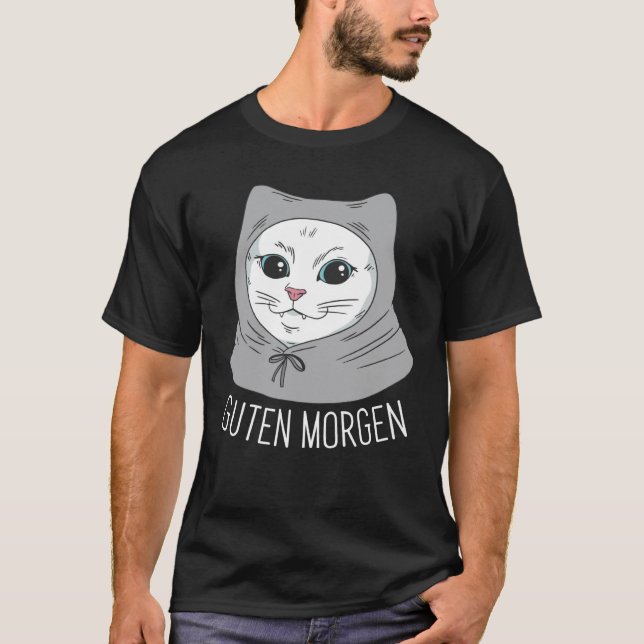 Camiseta Roupa de Gato Main Coon Branco Para Gatos (Frente)