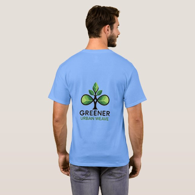 Camiseta Roupa de GreenLoop (Parte Traseira Completa)
