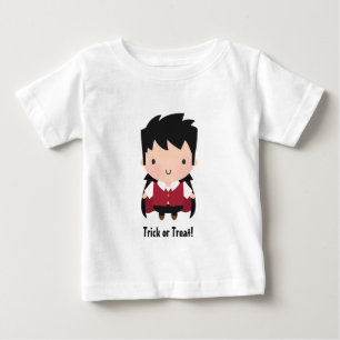 Camiseta Roupa de Halloween de Bebê Menino Vampiro Fofo