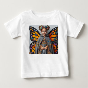 Camiseta Roupa de Halloween Feliz Borboleta Bebê Jersey Fin