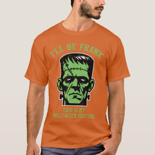 Camiseta Roupa de Halloween Frank Eu Serei Frankenstein Hom