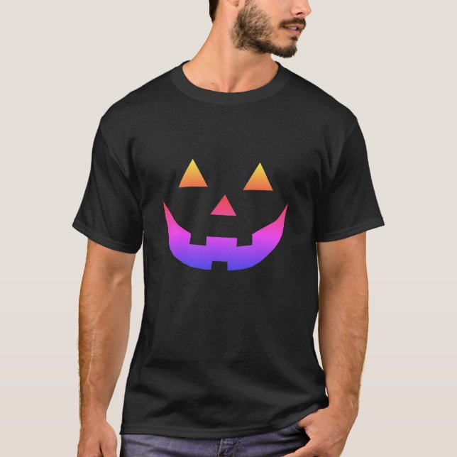 Camiseta Roupa de Halloween, Jack, uma fantasia de abóbora  (Frente)