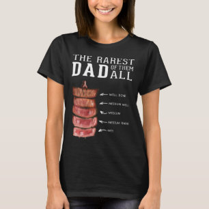 Camiseta Roupa De Homem Engraçado Bbq Mais Raro Melhor Pai
