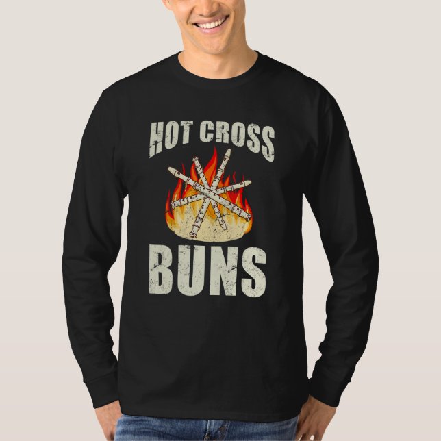 Camiseta Roupa de Hot Cross Buns (Frente)