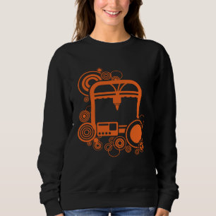 Camiseta Roupa de Impressão 3D para um Entusiasta de Impres