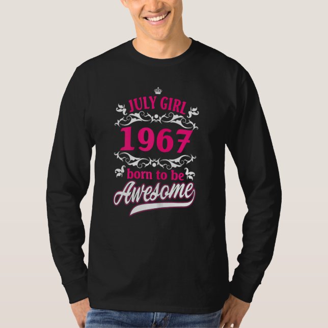 Camiseta Roupa De Julho De 1967 Nascer A (Frente)