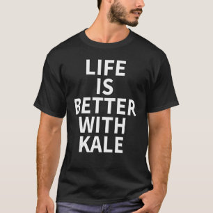 Camiseta Roupa de Kale - Design de Leão de Kale Melhor Engr