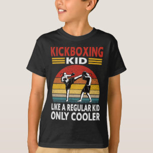 Camiseta Roupa de Kickboxer Infantil Engraçada - Kickboxing