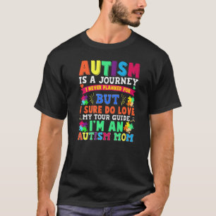 Camiseta Roupa de Mãe Autista Conscientização do Autismo Fo