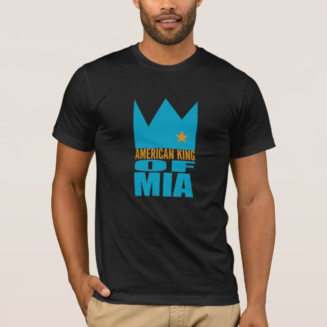 Camiseta Roupa de MIMS - rei americano de MIA (Frente)