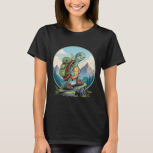 Camiseta Roupa De Mochila De Tartaruga Para Natureza Exteri