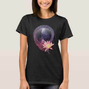 Camiseta Roupa de Moda Flor de Lótus Buda Siddhartha Gautam