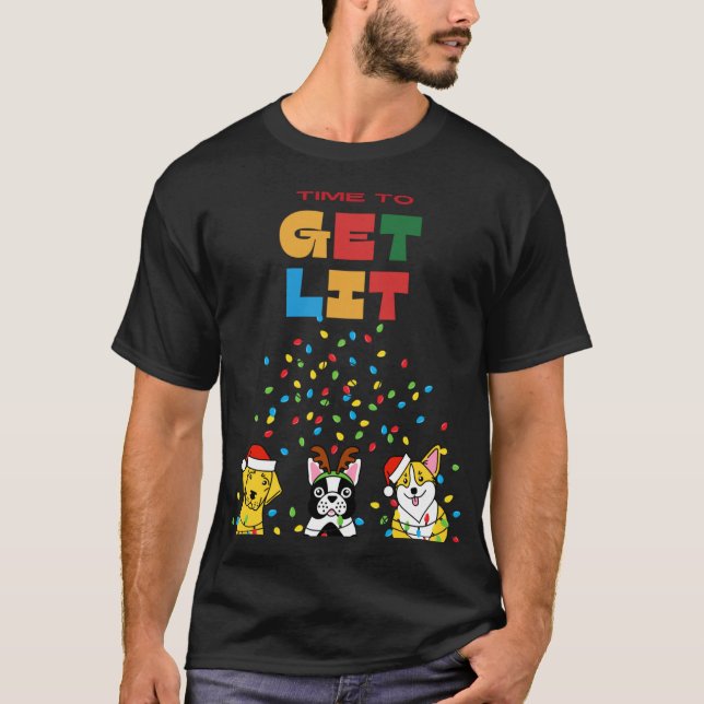 Camiseta Roupa de Natal bonito (Frente)