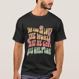 Camiseta Roupa de Natal Para Deus Tão Amado O Mundo Que