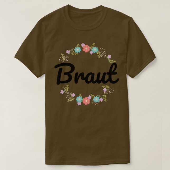 Camiseta roupa de noiva para despedida de solteira JGA (Frente do Design)