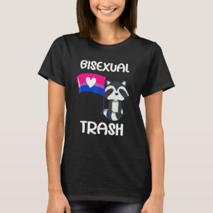 Camiseta Roupa de Panda de Lixo Bissexual Coisas Orgulho Ga