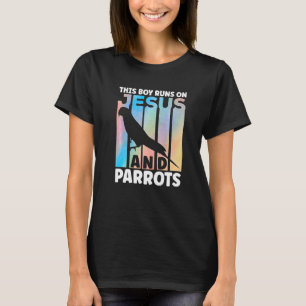 Camiseta Roupa de Papagaio para Amantes de Papagaios Roupas