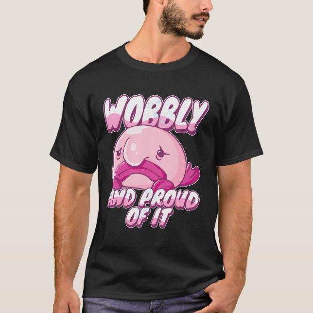 Camiseta Roupa De Peixe Escuro - Rosto De Peixe Desfocado F (Frente)