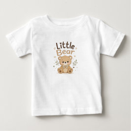 Camiseta Roupa de Presente para Recém-Nascido Urso Teddy Fo