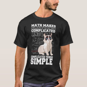 Camiseta Roupa de Professora de Matemática Professor de Mat