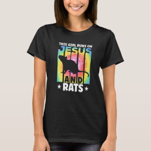 Camiseta Roupa de Rato para Amantes de Ratos Vestuário Mulh