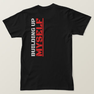 Camiseta Roupa de rua gráfica de ginásio para auto-aperfeiç