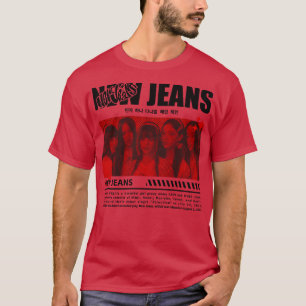 Camiseta Roupa de rua NewJeans