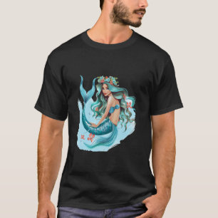 Camiseta Roupa de Sereia Engraçada para Amantes do Mundo do