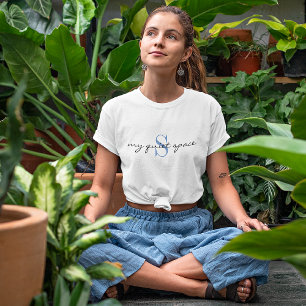 Camiseta Roupa de treino 'meu espaço tranquilo' Activewear