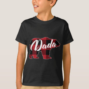 Camiseta Roupa de Urso de Búfalo Vermelho Engraçado, Dada P
