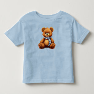 Camiseta 🧸 Roupa de Urso de Pelúcia de Desenho Animado Fof