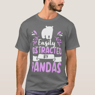 Camiseta Roupa de Urso Panda para Amantes de Panda Cute Rou