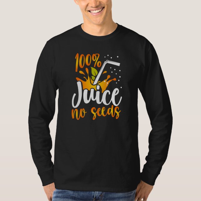 Camiseta Roupa de Vasectomia Gráfica 100 Sumo Sem Sementes (Frente)