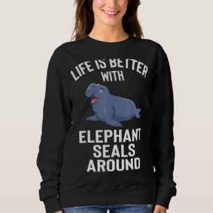 Camiseta Roupa de vedação de elefante Design