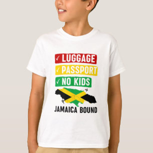 Camiseta Roupa de viagem de férias jamaicana para homens e